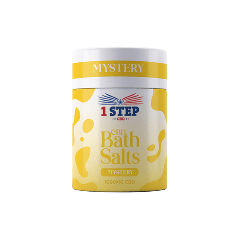 1 Step CBD 1000mg CBD Bath Salts - 500g - Broad Spectrum - Various Flavours - THWC Ltd