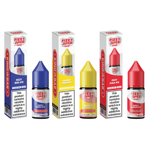 10mg Fizzy Juice King Bar 10ml Nic Salts (50VG/50PG) - THWC Ltd