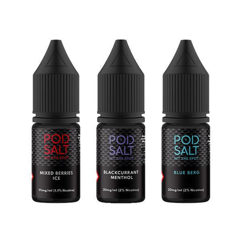 11mg Pod Salt Core 10ml Nic Salts (50VG/50PG) - THWC Ltd
