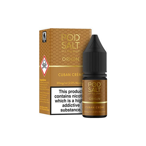 11mg Pod Salt Origins 10ml Nic Salt (50VG/50PG) - THWC Ltd