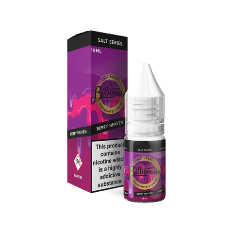 20mg Billionaire Juice Salt Series 10ml Nic Salts (50VG/50PG) - THWC Ltd