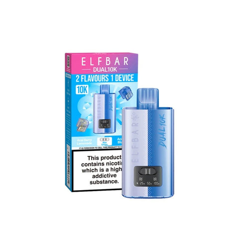 20mg Elf Bar Dual 10K Pod Vape Kit - THWC Ltd