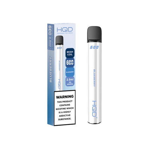 20mg HQD 600 Disposable Vape Device 600 Puffs - THWC Ltd