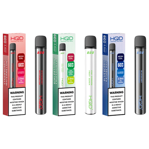 20mg HQD 600 Disposable Vape Device 600 Puffs - THWC Ltd