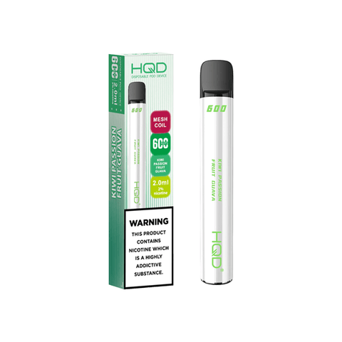 20mg HQD 600 Disposable Vape Device 600 Puffs - THWC Ltd