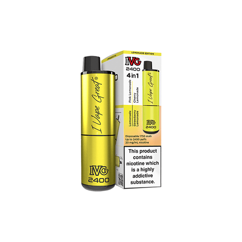 20mg I VG 2400 Disposable Vapes 2400 Puffs - 4 in 1 Multi - Edition - THWC Ltd