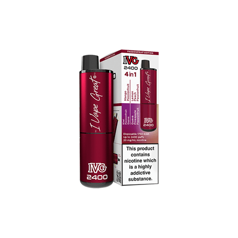 20mg I VG 2400 Disposable Vapes 2400 Puffs - 4 in 1 Multi - Edition - THWC Ltd