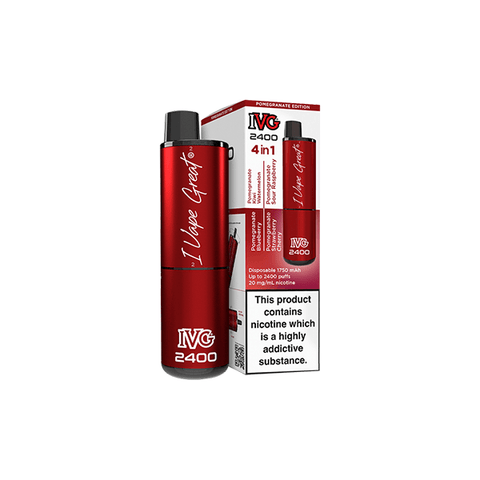 20mg I VG 2400 Disposable Vapes 2400 Puffs - 4 in 1 Multi - Edition - THWC Ltd