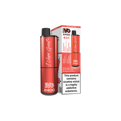 20mg I VG 2400 Disposable Vapes 2400 Puffs - 4 in 1 Multi - Edition - THWC Ltd