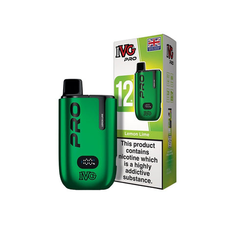 20mg I VG Pro 12 Prefilled Pod Vape Kit 10000 Puffs - THWC Ltd