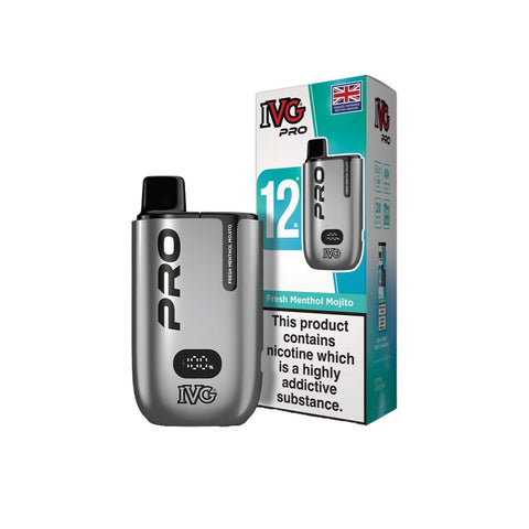 20mg I VG Pro 12 Prefilled Pod Vape Kit 10000 Puffs - THWC Ltd