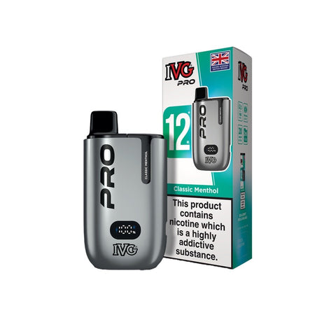 20mg I VG Pro 12 Prefilled Pod Vape Kit 10000 Puffs - THWC Ltd