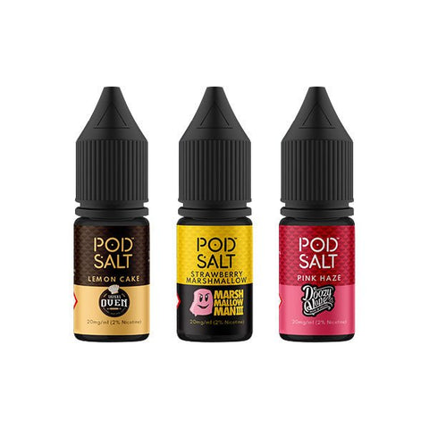20mg Pod Salt Fusions 10ml Nic Salt (50VG/50PG) - THWC Ltd