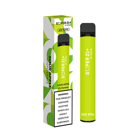 20mg Super21+ By Yecoo Disposable Vape Device 600 Puffs - THWC Ltd