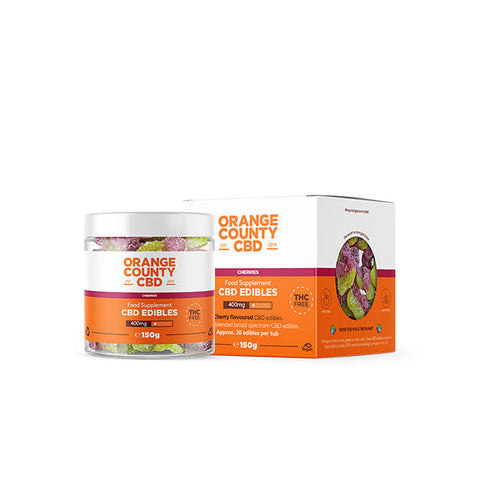 Orange County CBD 400mg Gummy Cubes