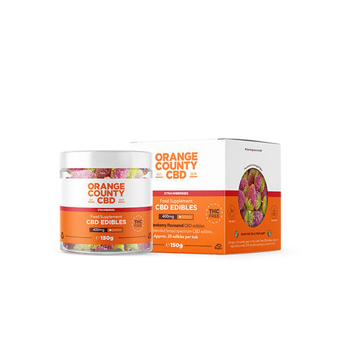 Orange County CBD 400mg Gummy Cubes