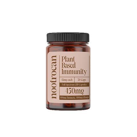 Nootrocan 450mg Full Spectrum CBD Capsules & Mushroom Oil - 30 Caps