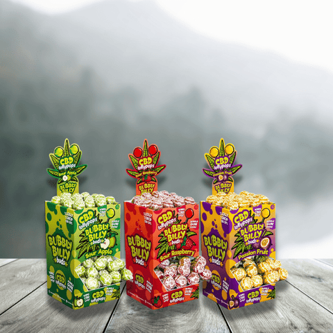 Bubbly Billy Buds Lollipops - 10mg CBD - Various Flavours - THWC Ltd