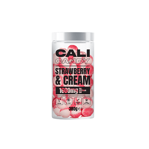 CALI CANDY 1600mg Full Spectrum CBD Vegan Sweets (Large) - 10 Flavours - THWC Ltd