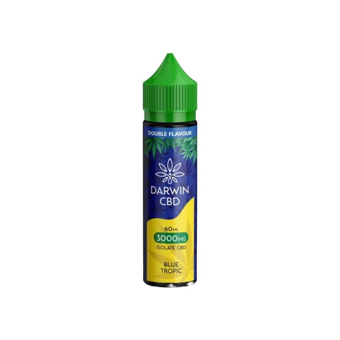 Darwin 3000mg CBD Isolate E - Liquid 60ml - THWC Ltd