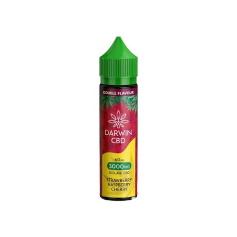 Darwin 3000mg CBD Isolate E - Liquid 60ml - THWC Ltd