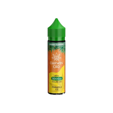 Darwin 3000mg CBD Isolate E - Liquid 60ml - THWC Ltd