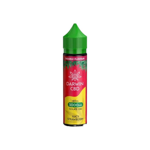 Darwin 3000mg CBD Isolate E - Liquid 60ml - THWC Ltd