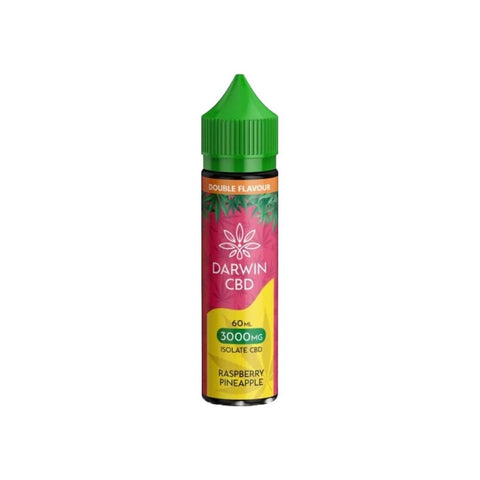 Darwin 3000mg CBD Isolate E - Liquid 60ml - THWC Ltd