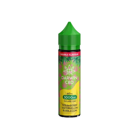 Darwin 3000mg CBD Isolate E - Liquid 60ml - THWC Ltd