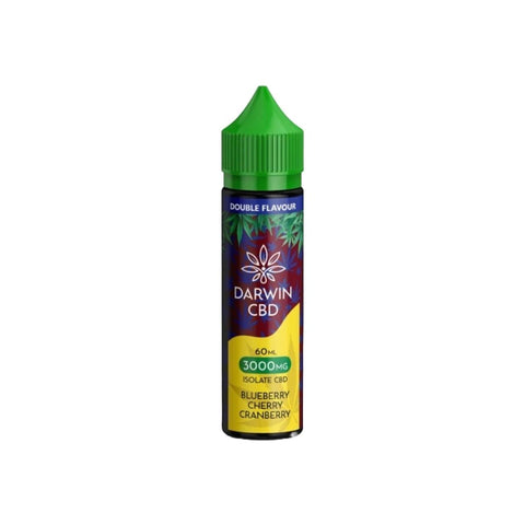 Darwin 3000mg CBD Isolate E - Liquid 60ml - THWC Ltd