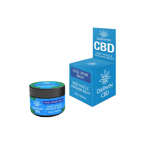 Darwin CBD 500mg Cool Sport Balm - 10ml - THWC Ltd