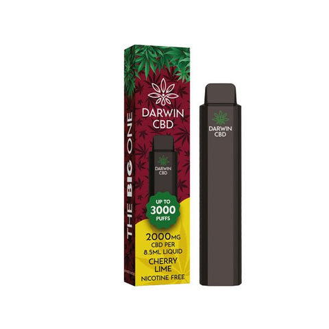Darwin The Big One 2000mg CBD Disposable Vape Device 3000 Puffs - THWC Ltd