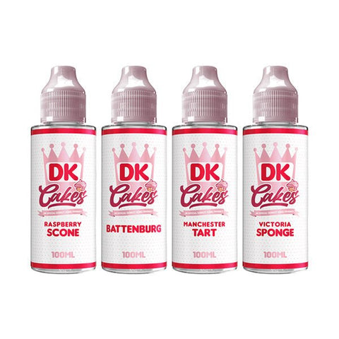 DK Cakes 100ml Shortfill 0mg (70VG/30PG) - THWC Ltd
