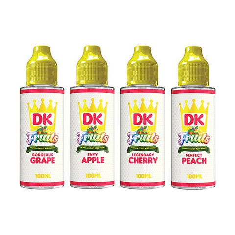 DK Fruits 100ml Shortfill 0mg (70VG/30PG) - THWC Ltd