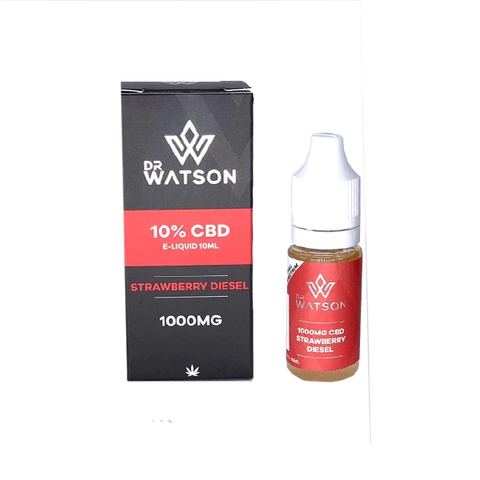 Dr Watson 1000mg Full Spectrum CBD E - liquid 10ml (BUY 1 GET 1 FREE) - THWC Ltd
