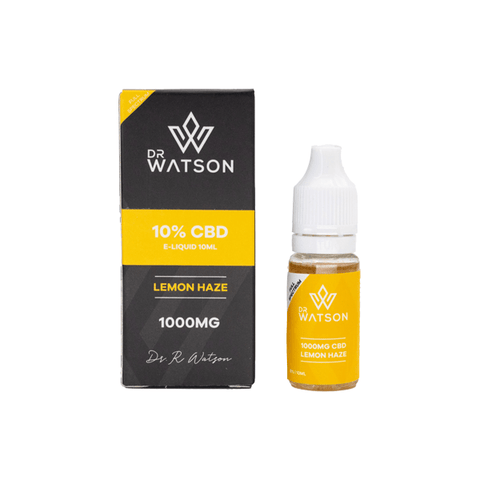 Dr Watson 1000mg Full Spectrum CBD E - liquid 10ml (BUY 1 GET 1 FREE) - THWC Ltd