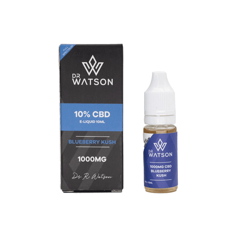 Dr Watson 1000mg Full Spectrum CBD E - liquid 10ml (BUY 1 GET 1 FREE) - THWC Ltd