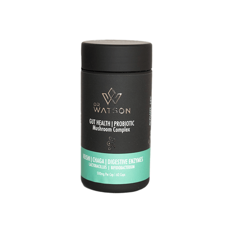 Dr Watson Gut Health & Probiotic Mushroom Capsules - 60 Caps - THWC Ltd