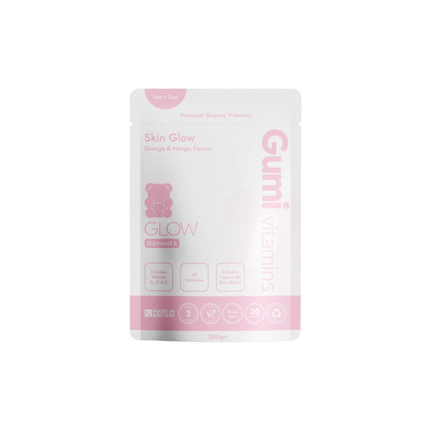 Gumi Vitamins Glow Skin Glow Gummies - 60 Gummies - THWC Ltd