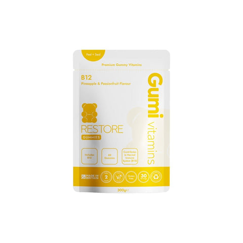 Gumi Vitamins Restore B12 Gummies - 60 Gummies - THWC Ltd