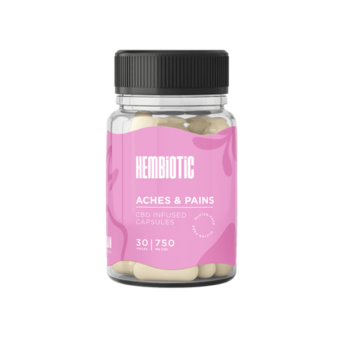 Hembiotic 5000mg Bulk CBD Capsules - 200 Caps - THWC Ltd