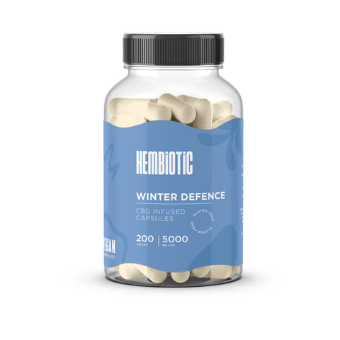 Hembiotic 5000mg Bulk CBD Capsules - 200 Caps - THWC Ltd