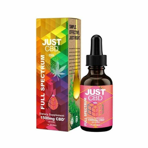 Just CBD 1500mg Full Spectrum Tincture - 30ml - THWC Ltd