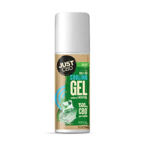 Just CBD Pain FREEZE Roll - On 3oz - Various Strengths - THWC Ltd