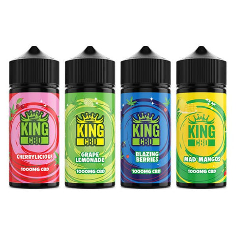 King CBD 1000mg CBD E - liquid 120ml - THWC Ltd