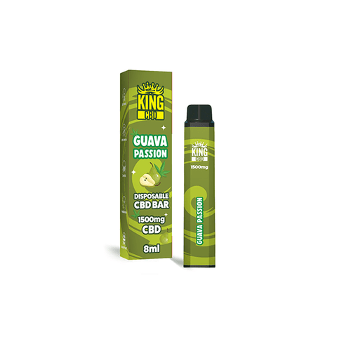 King CBD 1500mg Disposable Vape - 3500 Puffs - THWC Ltd