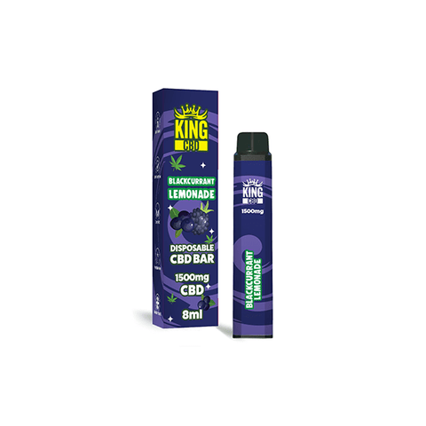 King CBD 1500mg Disposable Vape - 3500 Puffs - THWC Ltd