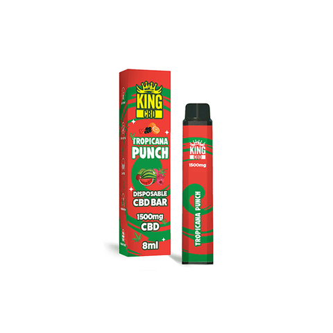 King CBD 1500mg Disposable Vape - 3500 Puffs - THWC Ltd