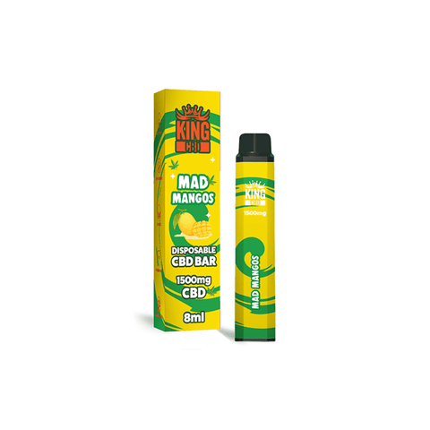King CBD 1500mg Disposable Vape - 3500 Puffs - THWC Ltd