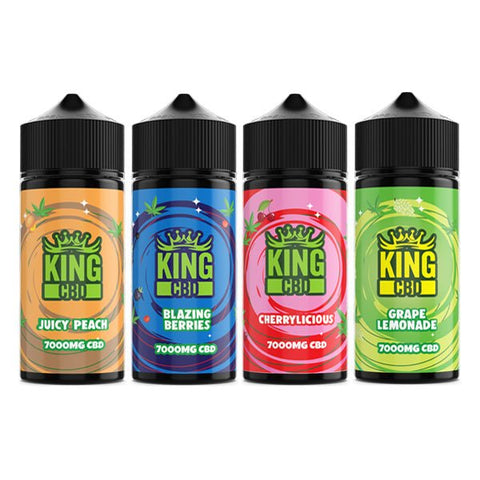 King CBD 7000mg CBD E - liquid 120ml - THWC Ltd